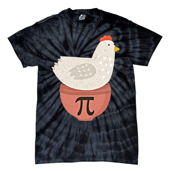 Happy Pi Day Funny Chicken Pot Pie 3 14 Science Math Teacher Funny Gift Tie-Dye T-Shirt