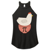 Happy Pi Day Funny Chicken Pot Pie 3 14 Science Math Teacher Funny Gift Women's Perfect Tri Rocker Tank