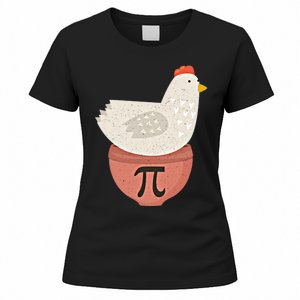 Happy Pi Day Funny Chicken Pot Pie 3 14 Science Math Teacher Funny Gift Women's T-Shirt