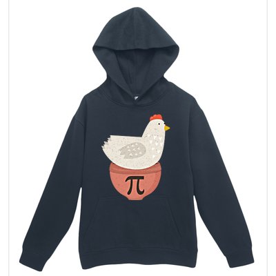 Happy Pi Day Funny Chicken Pot Pie 3 14 Science Math Teacher Funny Gift Urban Pullover Hoodie