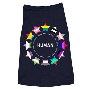 Human Pride Design Human Lgbtq Flag Doggie Tank