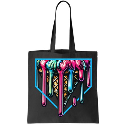 Home Plate Drip Ice Cream Softball & Baseball Bag