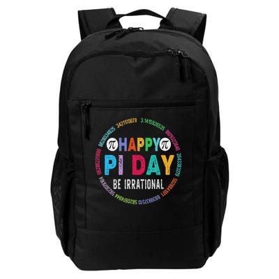 Happy Pi Day Pie Funny Math Coach Teacher Pi Day Lover Nerdy Daily Commute Backpack