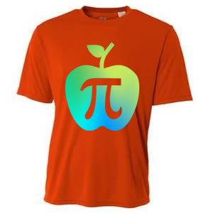 Happy Pi Day Cute Apple Pie 3 14 Funny Science Math Teacher Great Gift Cooling Performance Crew T-Shirt