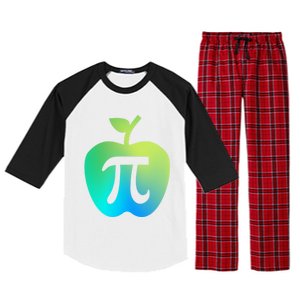 Happy Pi Day Cute Apple Pie 3 14 Funny Science Math Teacher Great Gift Raglan Sleeve Pajama Set