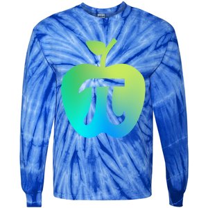 Happy Pi Day Cute Apple Pie 3 14 Funny Science Math Teacher Great Gift Tie-Dye Long Sleeve Shirt