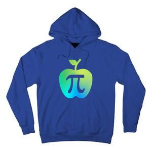 Happy Pi Day Cute Apple Pie 3 14 Funny Science Math Teacher Great Gift Tall Hoodie