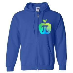 Happy Pi Day Cute Apple Pie 3 14 Funny Science Math Teacher Great Gift Full Zip Hoodie