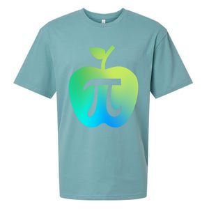 Happy Pi Day Cute Apple Pie 3 14 Funny Science Math Teacher Great Gift Sueded Cloud Jersey T-Shirt