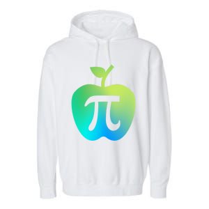 Happy Pi Day Cute Apple Pie 3 14 Funny Science Math Teacher Great Gift Garment-Dyed Fleece Hoodie