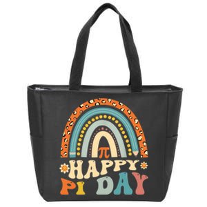 Happy PI Day 3.14 Pi Symbol For Math Lovers Zip Tote Bag