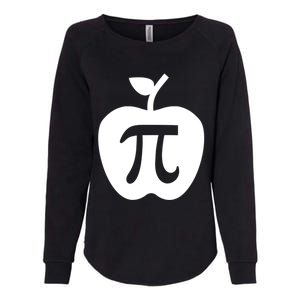 Happy Pi Day Cute Apple Pie 3 14 Funny Science Math Teacher Meaningful Gift Womens California Wash Sweatshirt