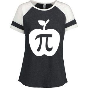 Happy Pi Day Cute Apple Pie 3 14 Funny Science Math Teacher Meaningful Gift Enza Ladies Jersey Colorblock Tee