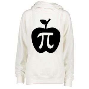 Happy Pi Day Cute Apple Pie 3 14 Funny Science Math Teacher Meaningful Gift Womens Funnel Neck Pullover Hood