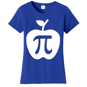 Happy Pi Day Cute Apple Pie 3 14 Funny Science Math Teacher Meaningful Gift Women's T-Shirt