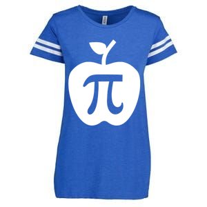 Happy Pi Day Cute Apple Pie 3 14 Funny Science Math Teacher Meaningful Gift Enza Ladies Jersey Football T-Shirt