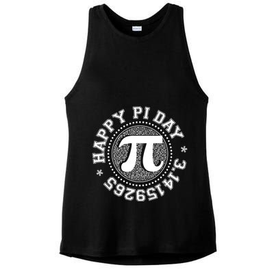Happy Pi Day 3 1459265 Math Geek Nerd Gift Ladies PosiCharge Tri-Blend Wicking Tank