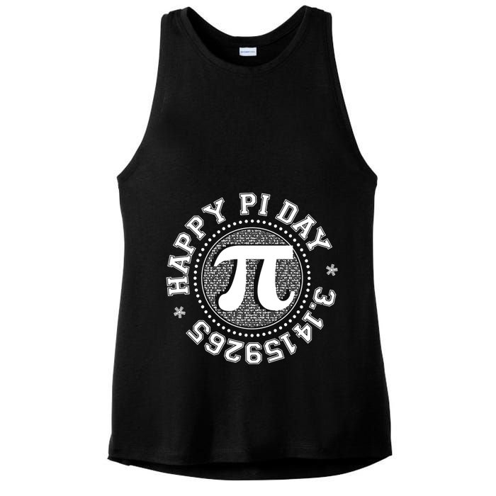 Happy Pi Day 3 1459265 Math Geek Nerd Gift Ladies PosiCharge Tri-Blend Wicking Tank