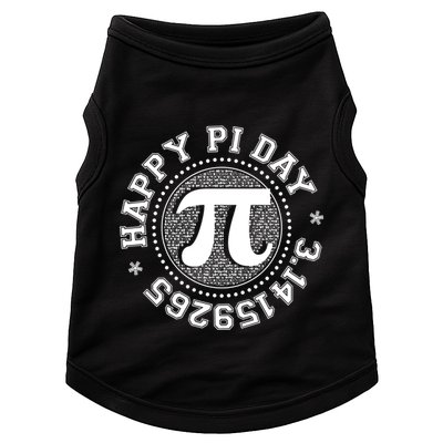 Happy Pi Day 3 1459265 Math Geek Nerd Gift Doggie Tank