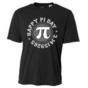 Happy Pi Day 3 1459265 Math Geek Nerd Gift Cooling Performance Crew T-Shirt