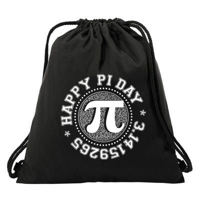 Happy Pi Day 3 1459265 Math Geek Nerd Gift Drawstring Bag