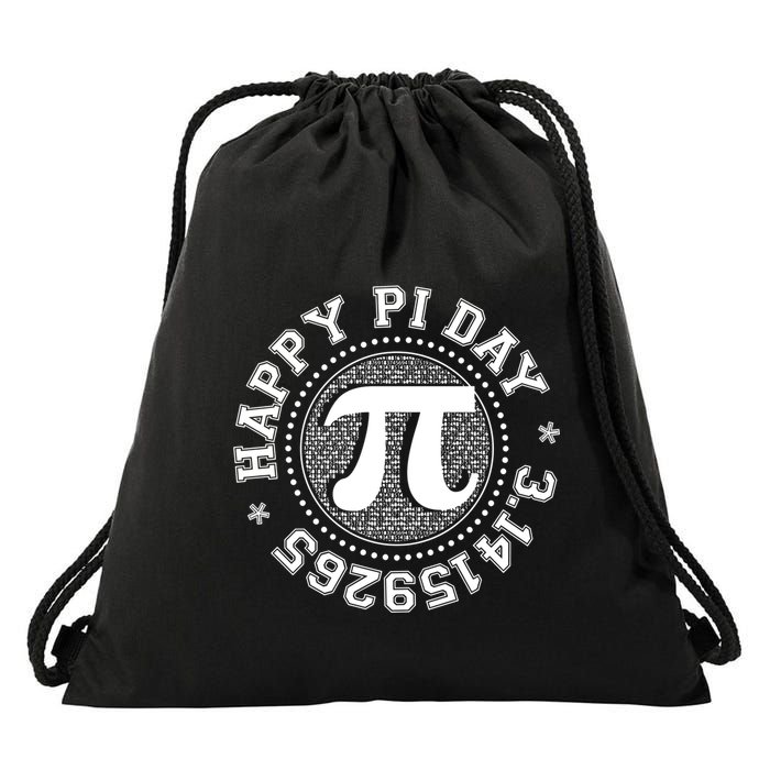 Happy Pi Day 3 1459265 Math Geek Nerd Gift Drawstring Bag
