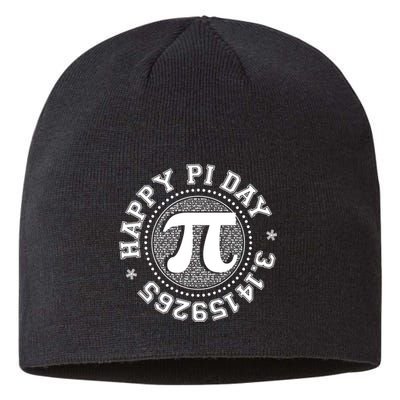 Happy Pi Day 3 1459265 Math Geek Nerd Gift Sustainable Beanie