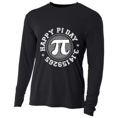 Happy Pi Day 3 1459265 Math Geek Nerd Gift Cooling Performance Long Sleeve Crew