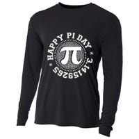 Happy Pi Day 3 1459265 Math Geek Nerd Gift Cooling Performance Long Sleeve Crew