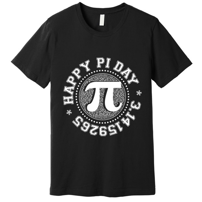 Happy Pi Day 3 1459265 Math Geek Nerd Gift Premium T-Shirt