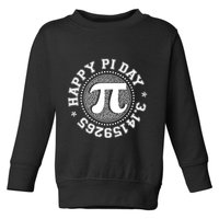 Happy Pi Day 3 1459265 Math Geek Nerd Gift Toddler Sweatshirt