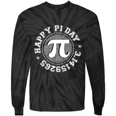 Happy Pi Day 3 1459265 Math Geek Nerd Gift Tie-Dye Long Sleeve Shirt