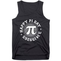 Happy Pi Day 3 1459265 Math Geek Nerd Gift Tank Top