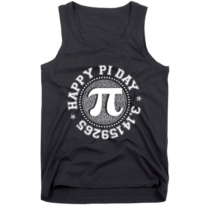 Happy Pi Day 3 1459265 Math Geek Nerd Gift Tank Top