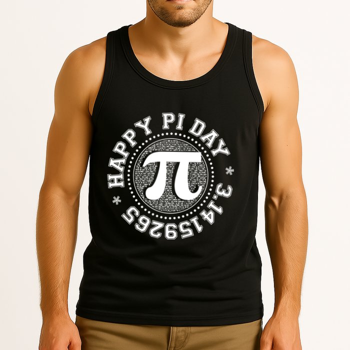 Happy Pi Day 3 1459265 Math Geek Nerd Gift Tank Top