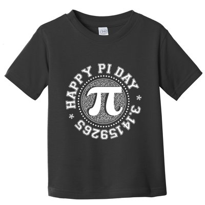 Happy Pi Day 3 1459265 Math Geek Nerd Gift Toddler T-Shirt