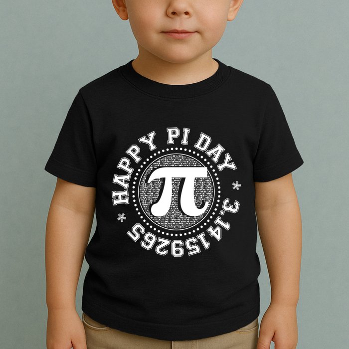 Happy Pi Day 3 1459265 Math Geek Nerd Gift Toddler T-Shirt
