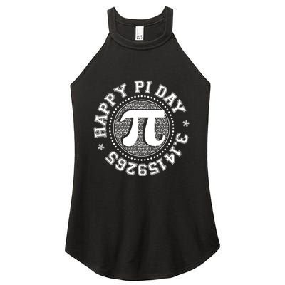 Happy Pi Day 3 1459265 Math Geek Nerd Gift Women's Perfect Tri Rocker Tank