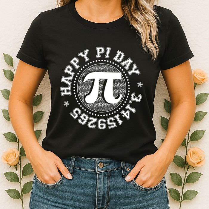 Happy Pi Day 3 1459265 Math Geek Nerd Gift Womens T-Shirt