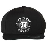 Happy Pi Day 3 1459265 Math Geek Nerd Gift Wool Snapback Cap