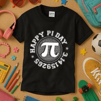 Happy Pi Day 3 1459265 Math Geek Nerd Gift Kids T-Shirt