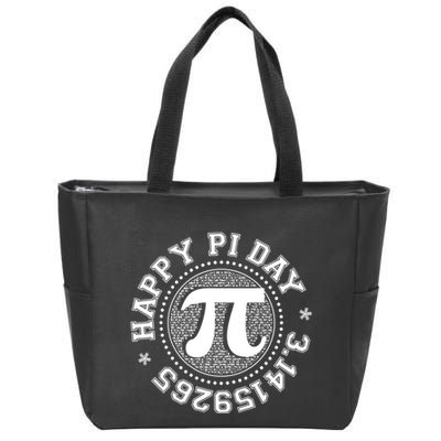 Happy Pi Day 3 1459265 Math Geek Nerd Gift Zip Tote Bag