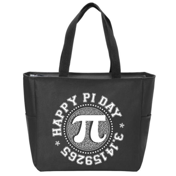 Happy Pi Day 3 1459265 Math Geek Nerd Gift Zip Tote Bag