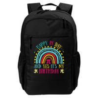 Happy Pi Day And Yes It's My Birthday Math Teacher Rainbow Daily Commute Backpack