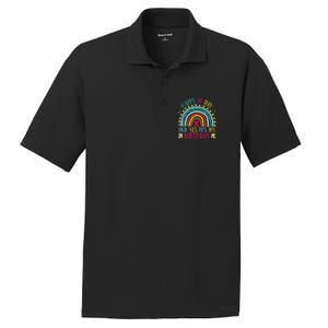 Happy Pi Day And Yes It's My Birthday Math Teacher Rainbow PosiCharge RacerMesh Polo