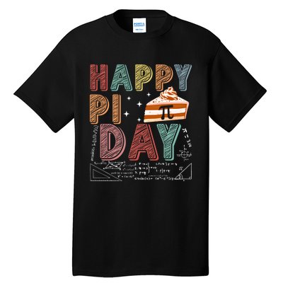 Happy Pi Day Celebrate Pi Day March 14 Math Lover Gift Tall T-Shirt