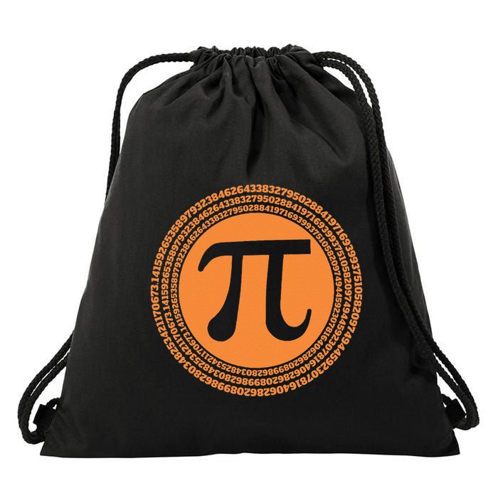 Happy Pi Day Pi Symbol Mathematics Geek Science Lover .Png Drawstring Bag