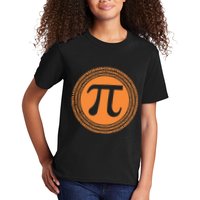 Happy Pi Day Pi Symbol Mathematics Geek Science Lover .Png Kids T-Shirt
