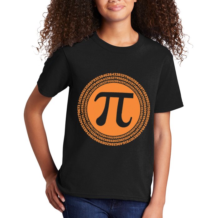 Happy Pi Day Pi Symbol Mathematics Geek Science Lover .Png Kids T-Shirt