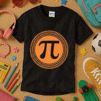 Happy Pi Day Pi Symbol Mathematics Geek Science Lover .Png Kids T-Shirt